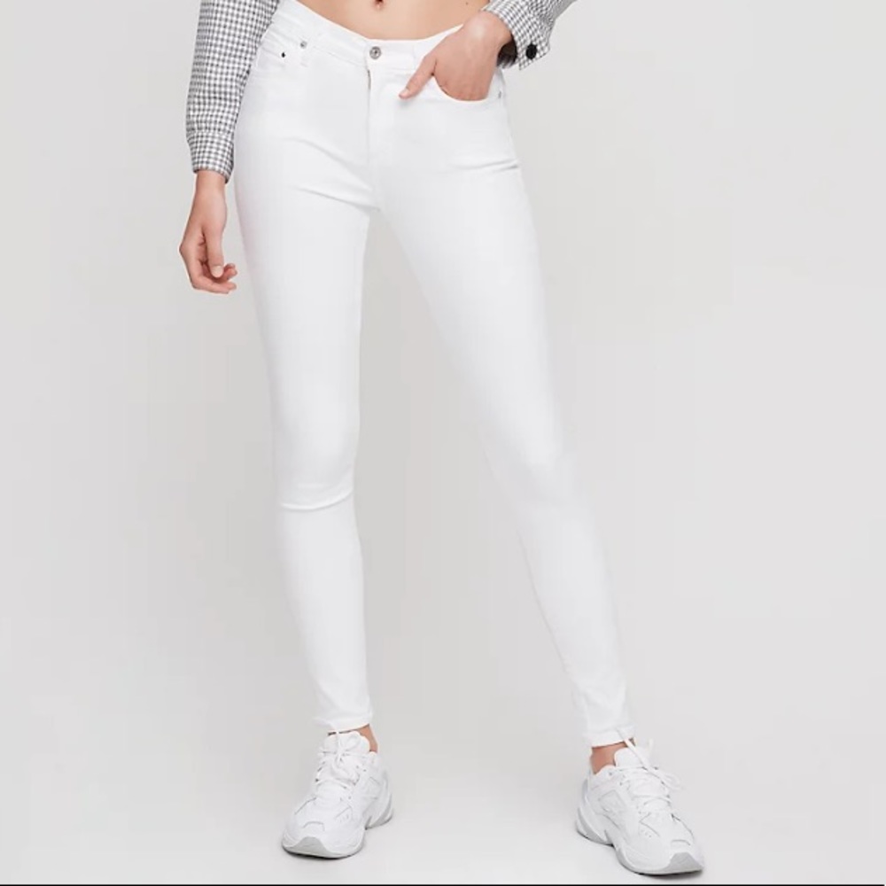 Citizens of Humanity Rocket White High-Waisted Skinny Jeans